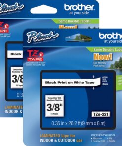 Brother P-touch TZe Laminated Tape Cartridges