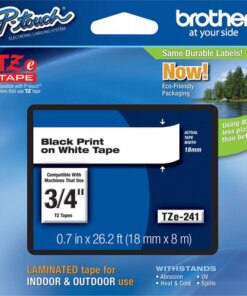 Brother P-Touch TZe Flat Surface Laminated Tape