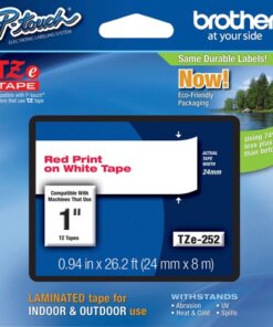 Brother P-Touch TZe Laminated Tape