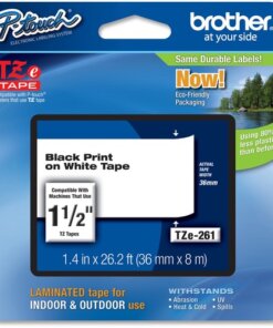 Brother P-Touch TZe Laminated Tape