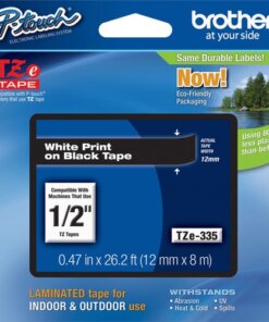 Brother P-touch TZe Laminated Tape Cartridges