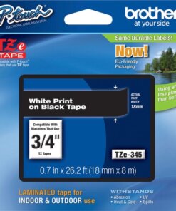 Brother P-Touch TZe Flat Surface Laminated Tape