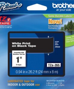 Brother P-Touch TZe Laminated Tape