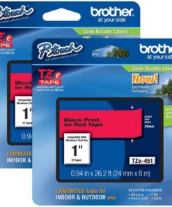 Brother P-touch TZe Laminated Tape Cartridges