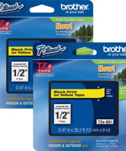 Brother P-touch TZe Laminated Tape Cartridges