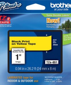 Brother P-Touch TZe Laminated Tape