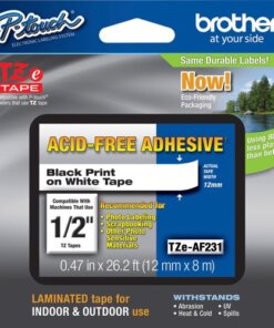 Brother Adhesive Acid-free TZ Tape