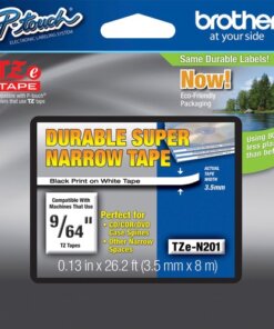 Brother TZ Super Narrow Non-laminated Tapes