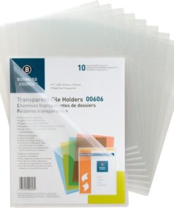 Clear Business Source Letter File Sleeve