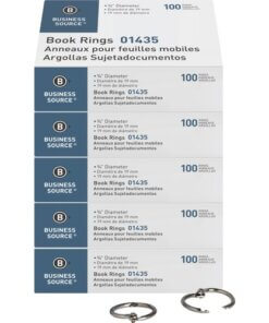 Business Source Standard Book Rings