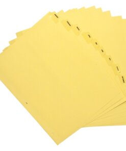 Business Source Monthly Clear Plastic Tab Index Dividers