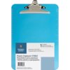 Blue Business Source Spring Clip Plastic Clipboard