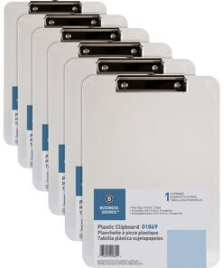 Business Source Flat Clip Clipboard