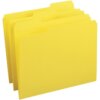 Yellow Business Source Reinforced Tab Colored File Folders