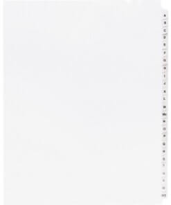 Business Source A-Z Tab Table of Contents Index Dividers