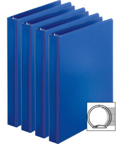 Dark Blue Business Source Basic Round Ring Binder