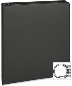 Black Business Source Basic Round-ring Binder