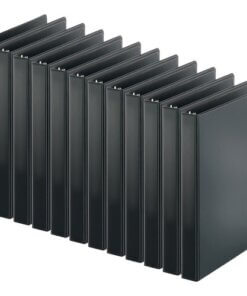 Black Business Source Basic Round-ring Binder