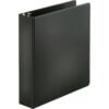 Black Business Source Basic Round-ring Binder