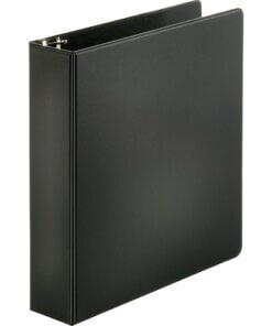 Black Business Source Basic Round-ring Binder