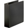 Black Business Source Basic Round-ring Binder
