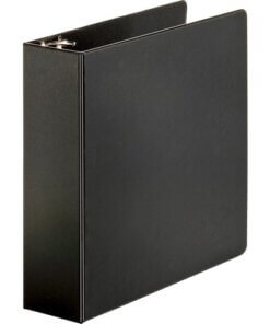 Black Business Source Basic Round-ring Binder