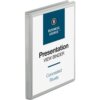 White Business Source Standard View Round Ring Binder