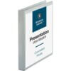 White Business Source Standard View Round Ring Binder