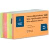 Business Source Repositionable Neon Notes