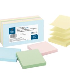 Business Source Reposition Pop-up Adhesive Notes