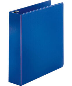 Dark blue Business Source Basic Round Ring Binders