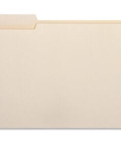 Business Source 1/3 Tab Cut Letter Recycled Top Tab File Folder
