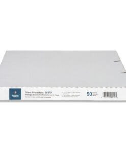 Business Source Nonglare Top-loading Sheet Protectors