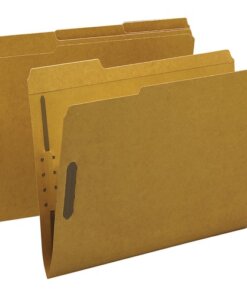 Business Source 1/3 Tab Cut Letter Recycled Fastener Folder