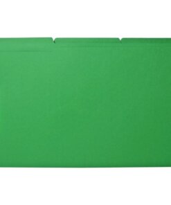 Green Business Source 1/3 Tab Cut Legal Recycled Fastener Folder