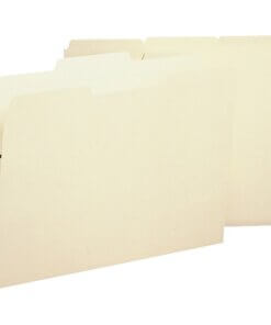 Business Source 1/3 Tab Cut Legal Recycled Fastener Folder