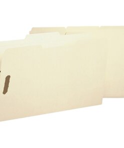 Business Source 1/3 Tab Cut Legal Recycled Fastener Folder