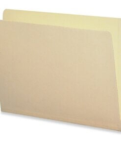 Business Source Straight Tab Cut Letter Recycled End Tab File Folder