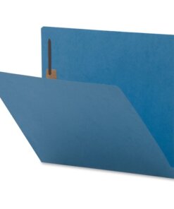 Blue Business Source Letter Recycled Fastener Folder