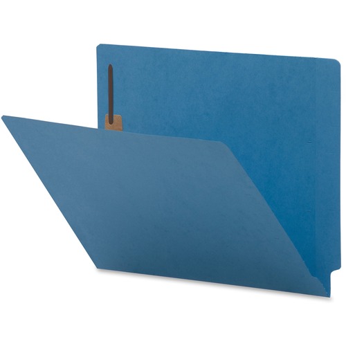 Blue Business Source Letter Recycled Fastener Folder