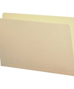 Business Source Straight Tab Cut Legal Recycled End Tab File Folder