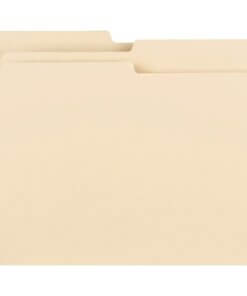 Business Source 1/2 Tab Cut Letter Recycled Top Tab File Folder