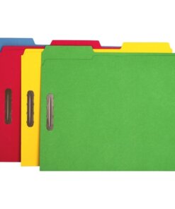 Business Source 1/3 Tab Cut Letter Recycled Fastener Folder