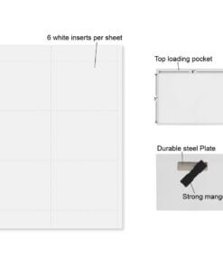 Business Source Magnetic Name Badges