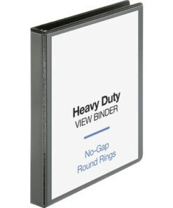 Black Business Source Heavy-duty View Binder