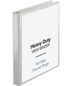 White Business Source Heavy-duty View Binder
