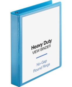 Light Blue Business Source Heavy-duty View Binder