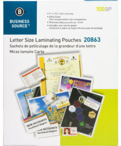 Business Source Laminating Pouches