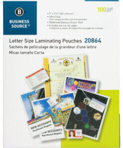 Business Source Laminating Pouches
