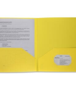 Yellow Business Source Letter Portfolio